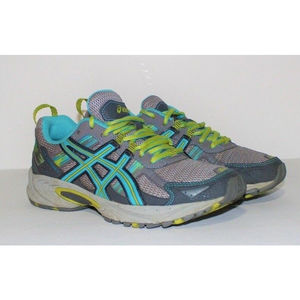 Asics Gel-Venture 5 Athletic Women’s Running Shoes Grey Teal T5N9N - Size 8